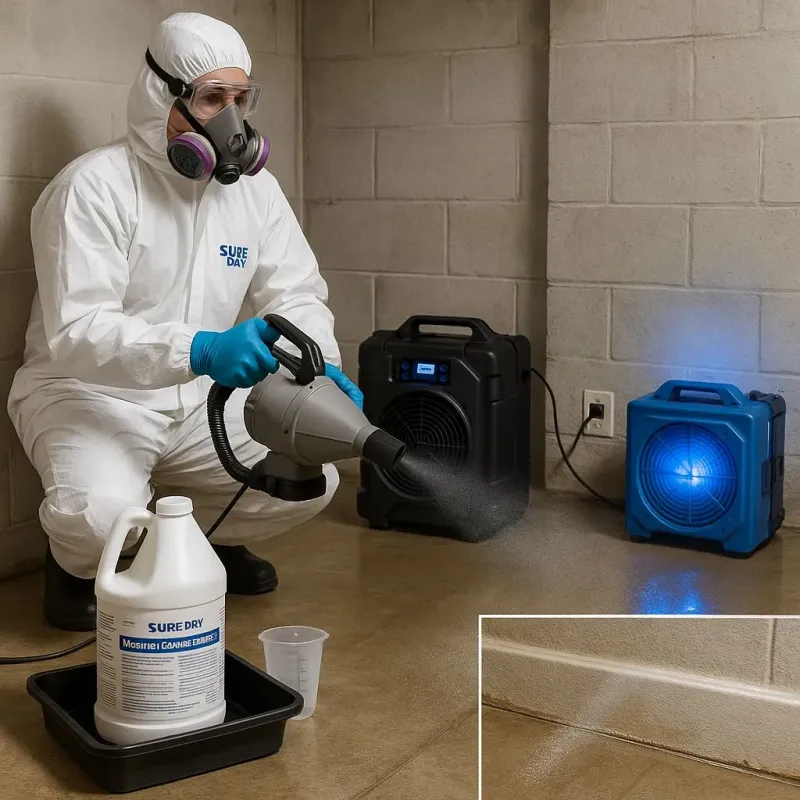 Sanitization and Odor Removal process in Tishomingo, OK