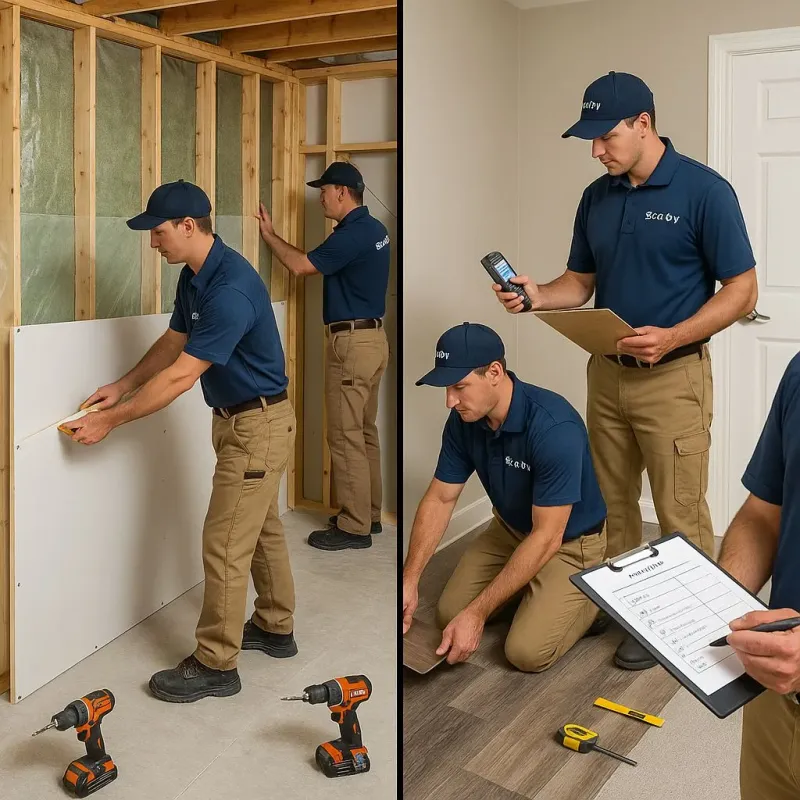 Repairs and Reconstruction process in Tishomingo, OK